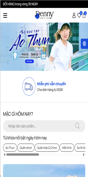 Giao diện ứng dụng